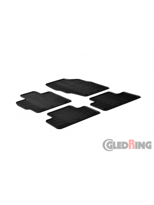 Original Gledring Passform Fußmatten Gummimatten 4 Tlg.+Fixing - Mazda CX-7 2007 -> Nur für Benziner
